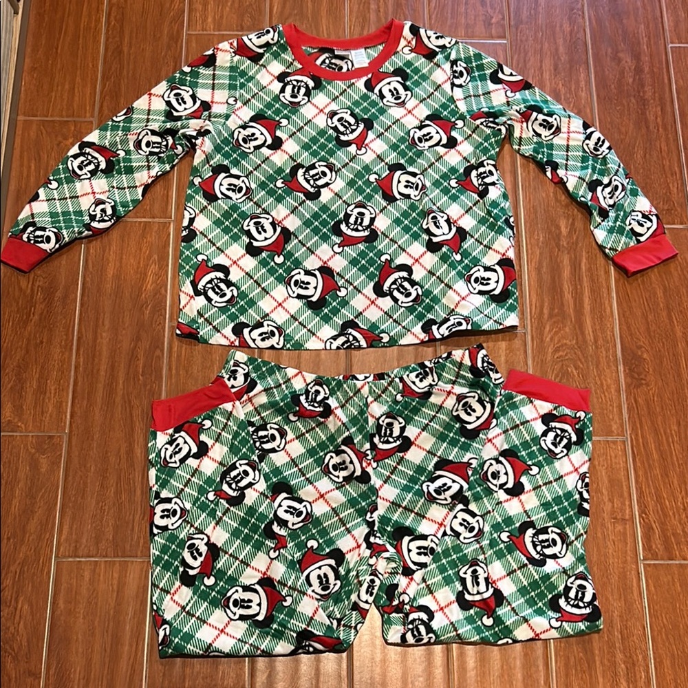Disney Mickey Mouse Kids Pajamas - Green and Red